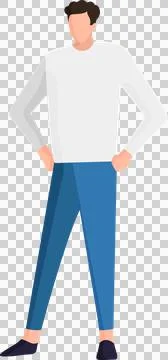 Man Standing Stock Illustration