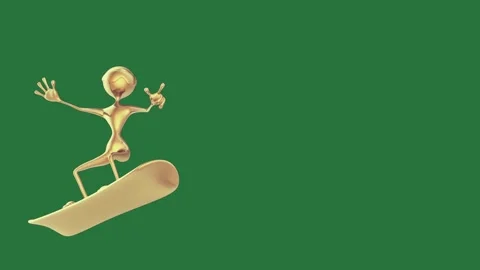 Man Standing Isolated Green Screen Stock Video Stock Footage 338017778