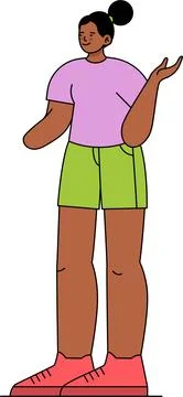 Man Standing with a Missing Arm (Amputee) Stock-Illustration