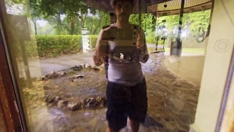 A man standing outside a. Stock-Footage 284672930