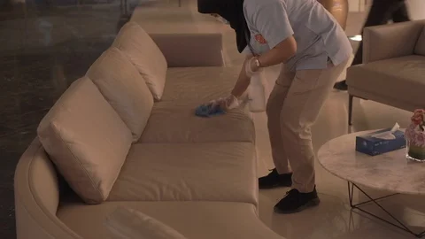 A man standing in a room Stock Footage 128842167