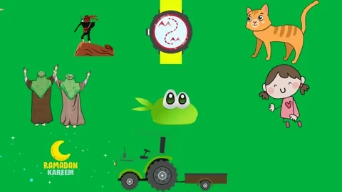 Man standing top mountain green screen white background cartoon cat two. Stock Footage 310563231