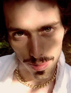 Man staring at camera Stock Photos