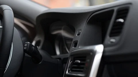 Man starting and turning off engine Stock Footage 76530333