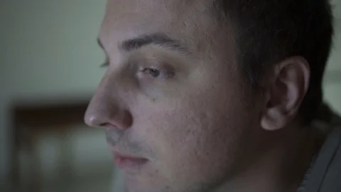 A man in a State of depression Stock Footage 97652265