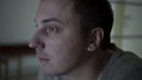 A man in a State of depression Stock Footage 97652270