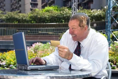 Man stealing identity Stock Photos