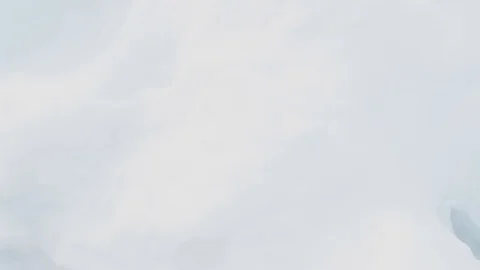 A man steps on snowdrifts Stock Footage 76598571