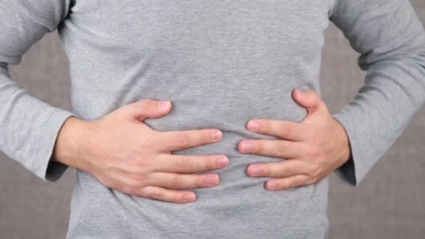 Man stomach acid Stock Footage 264744787