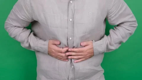Man stomach pain Video stock 288826272