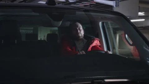 Man stopped by police after using his mobile phone while driving his car Stock Footage 144688406