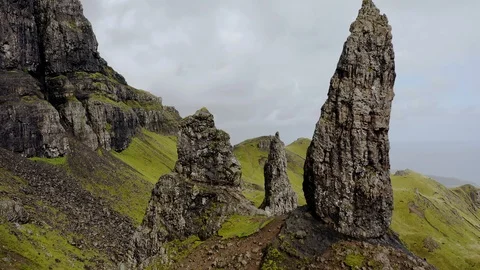 Man of Storr Stock Footage 122249550