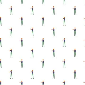 Man stretching exercise pattern for healthy lifestyle Stock Illustration