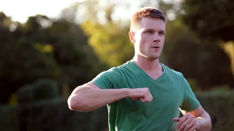 Man stretching Video stock 82062447