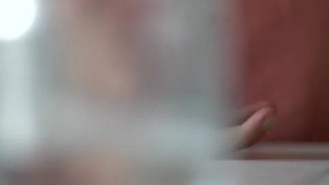 Man strikes fist on table in anger. Domestic violence. Close up. Slow pan. Stock Footage 134075111