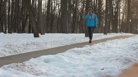 Man strolling talking on the phone Stock Footage 87260452