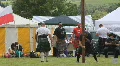 man struggles with caber HD Footage