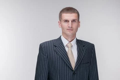 Man studio suit Stock Photos