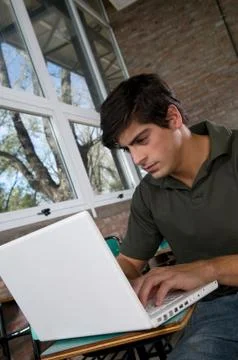 Man studying Stock Photos