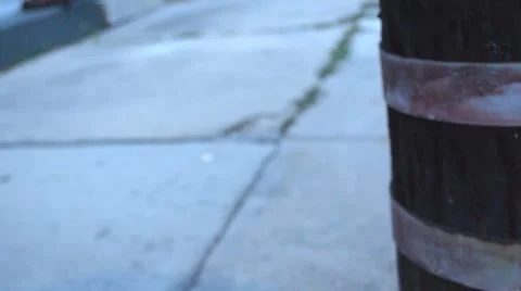 Man stumbling down street Video stock 66485428