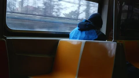 Man on Subway 01 Stock Footage 231266134