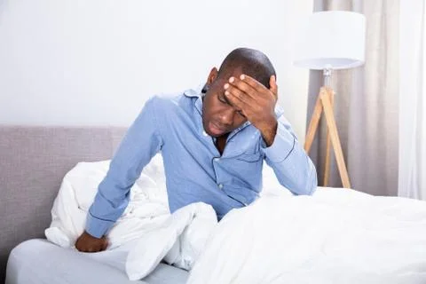 Man Suffering From Headache Stock Photos