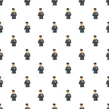 Man suffering from heart attack chest pain pattern Stock Illustration