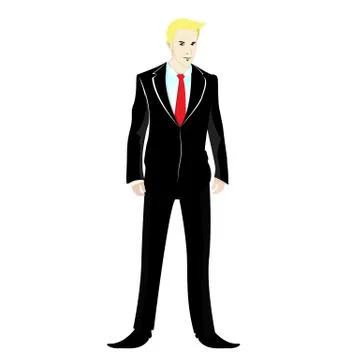 Man in suit Stock Illustration