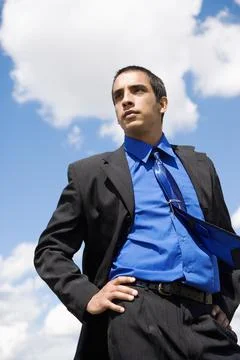 Man In Suit Outside Stock Photos