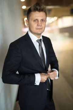 Man in a suit Foto stock