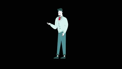 Man In Suit Showing Stock Footage 202285070