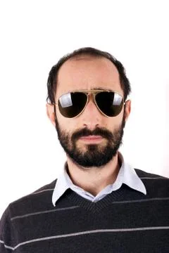 Man with sunglasses Stock Photos