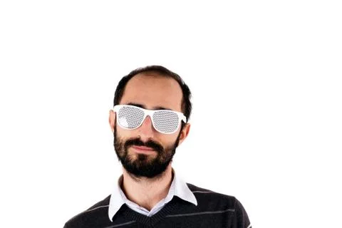 Man with sunglasses Stock Photos