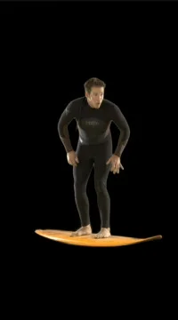 Man on surfboard. Stock Footage 79693