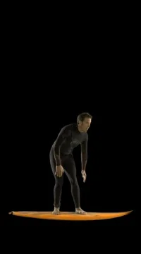 Man on surfboard. Stock Footage