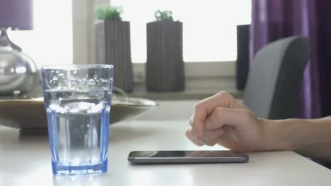 Man surfing on smartphone Stock Footage 81216073