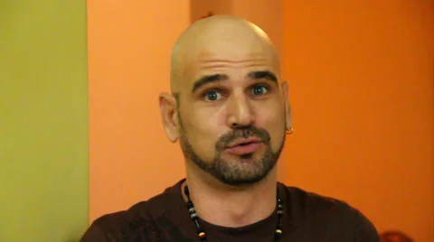 Man surprised and scared Stock Footage 37372333