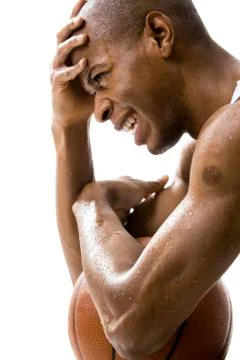 Man sweating Stock Photos