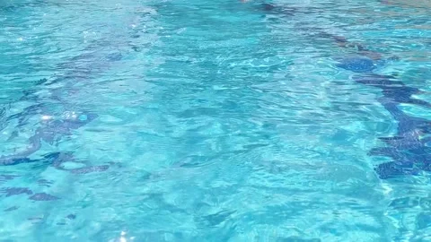 Man swimming in a pool front view Stock Footage 270415156