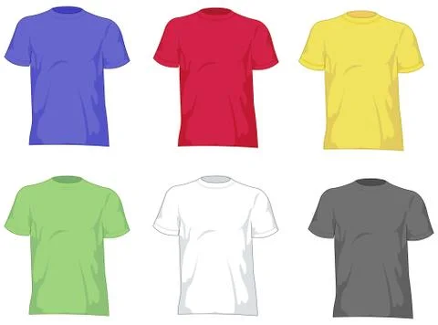 Man t shirts Stock Illustration