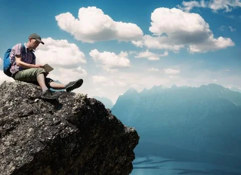 Man with tablet computer Stock Photos