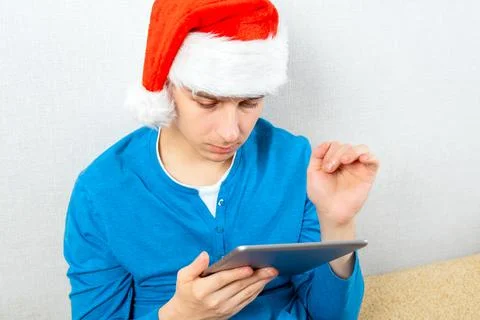 Man with a Tablet Computer Stock Photos