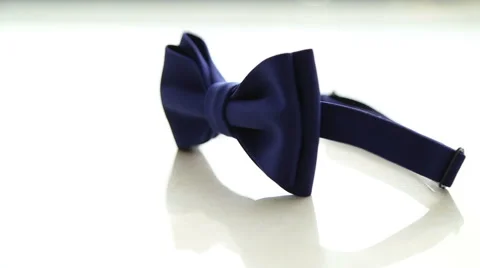 A man takes a bow tie Stock Footage 54455482