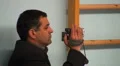 A man takes on the camcorder HD Footage