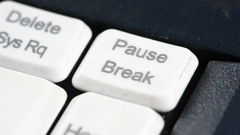 Man taking a break, pause, rest abstract lifestyle concept, finger closeup Stock Footage 169759824
