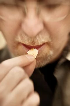 Man Taking Communion Stock Photos