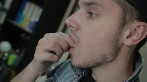 The man taking the medication. Stock Footage 51756292