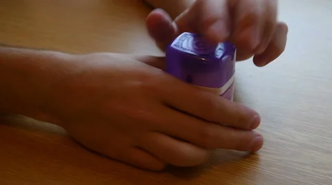 Man Is Taking the Pills Stock Footage 42563246