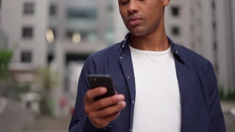 Man taking smartphone from pocket and checking notifications Stock Footage 139331827