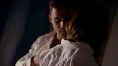 Blonde takes off shirt video 8